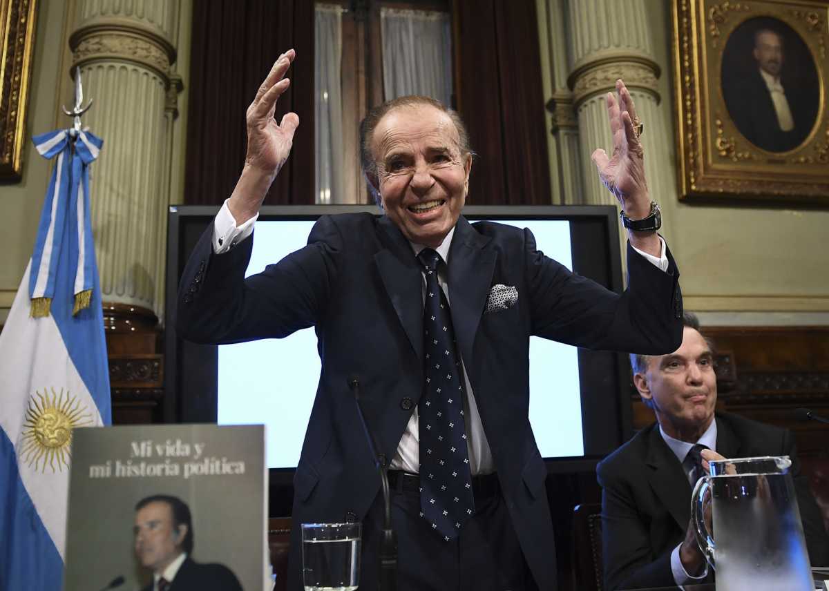 Carlos Menem Foto NA