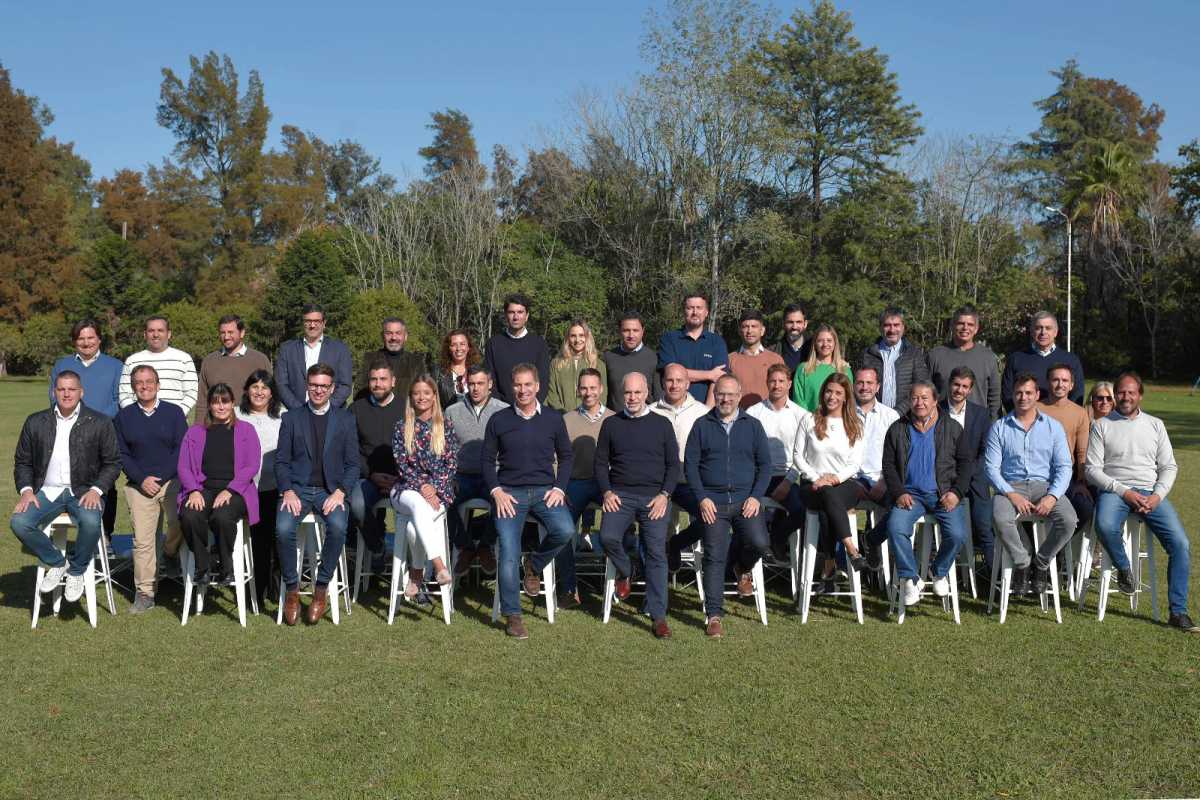 Equipo de Larreta. Foto NA